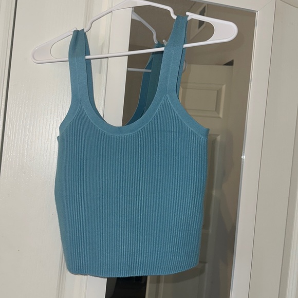 Abercrombie & Fitch Ottoman Tank Blue - Picture 2 of 2